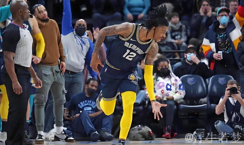 湖人对决灰熊：莫兰特的精彩瞬间（3月30日常规赛）